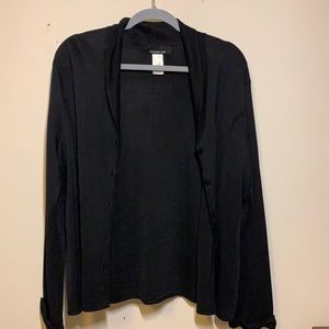 Jones New York Black Rayon Cardigan
